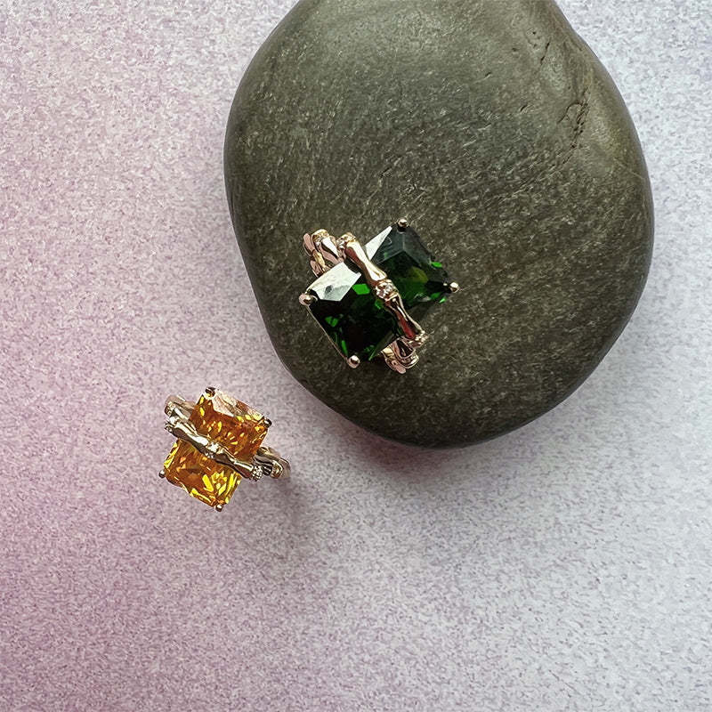 Golden Hour Citrine Ring