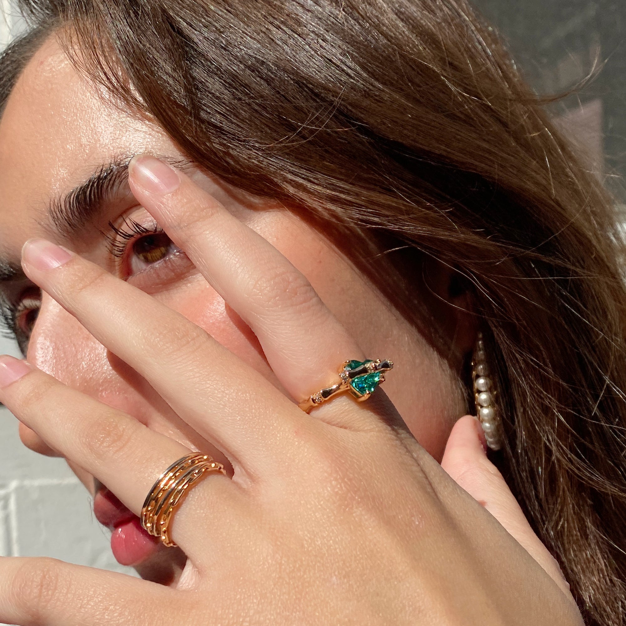 Paraiba Heart Ring