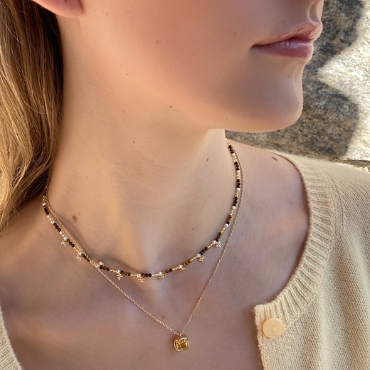 Amber Meadow Necklace