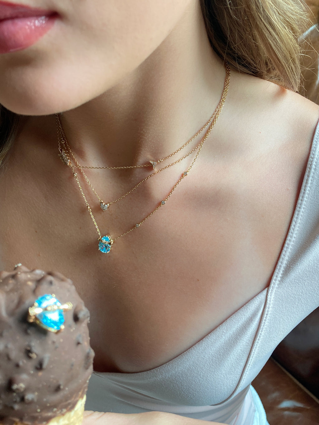 Azure Drop Necklace/ Ring