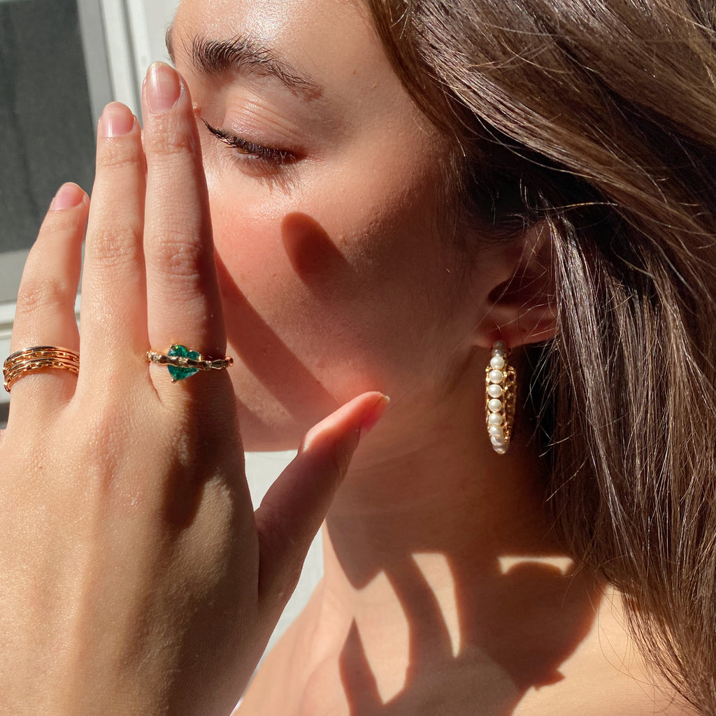 Paraiba Heart Ring