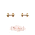 Dumbbell Studs Earrings