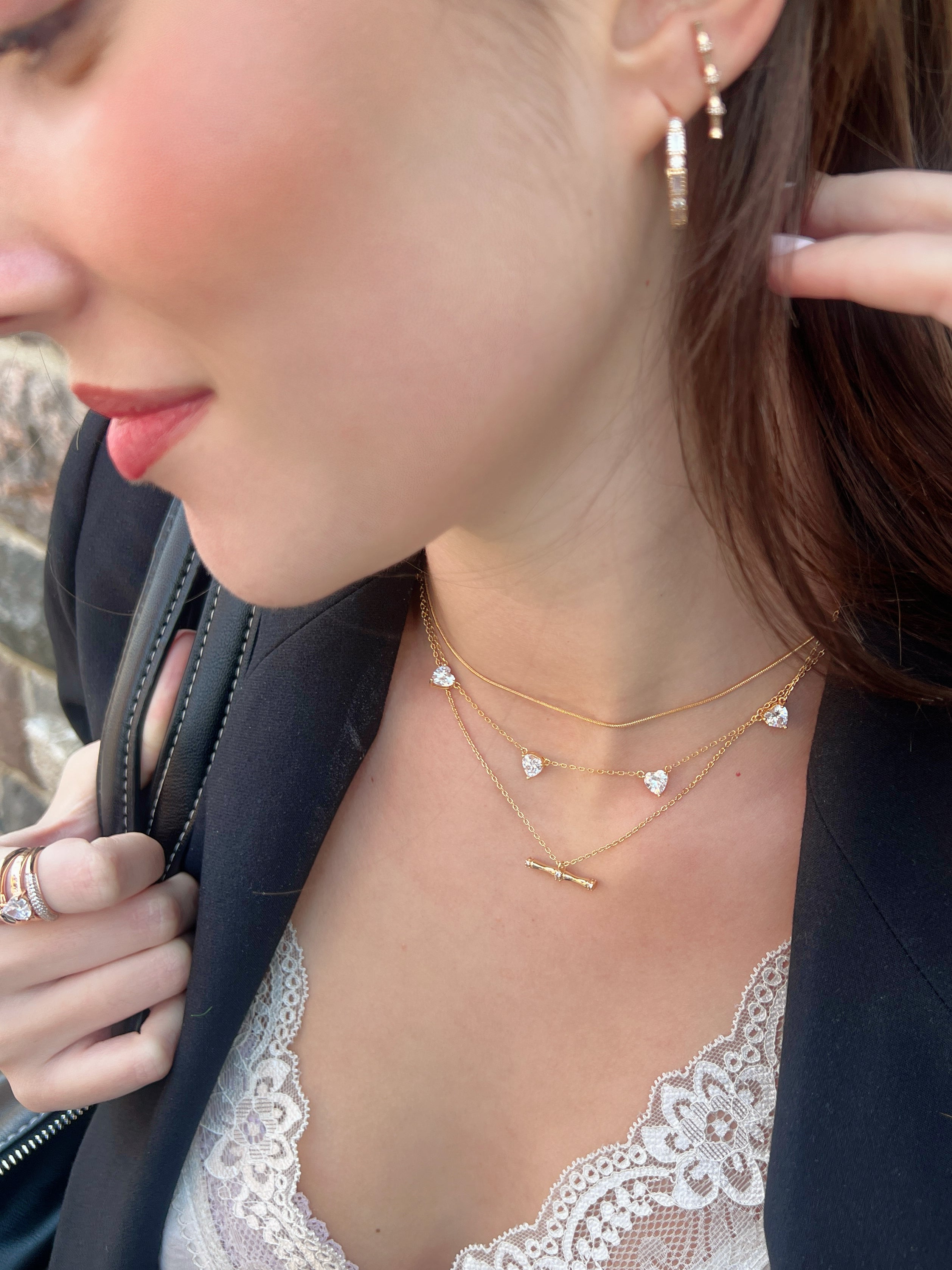 Lucky Bamboo Fob Necklace