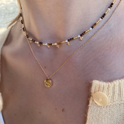 Amber Meadow Necklace
