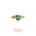 Paraiba Heart Ring
