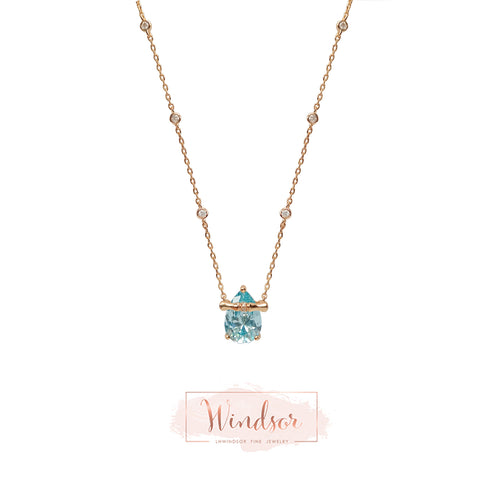 Azure Drop Necklace/ Ring