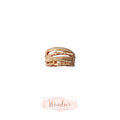 Interwoven Bamboo Ring/ Hoops