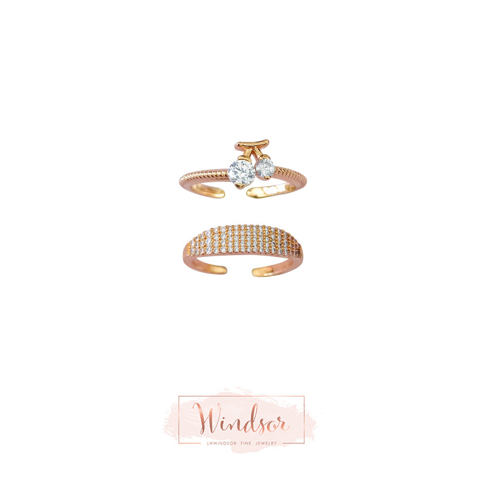 Cherry Royale Ring Set