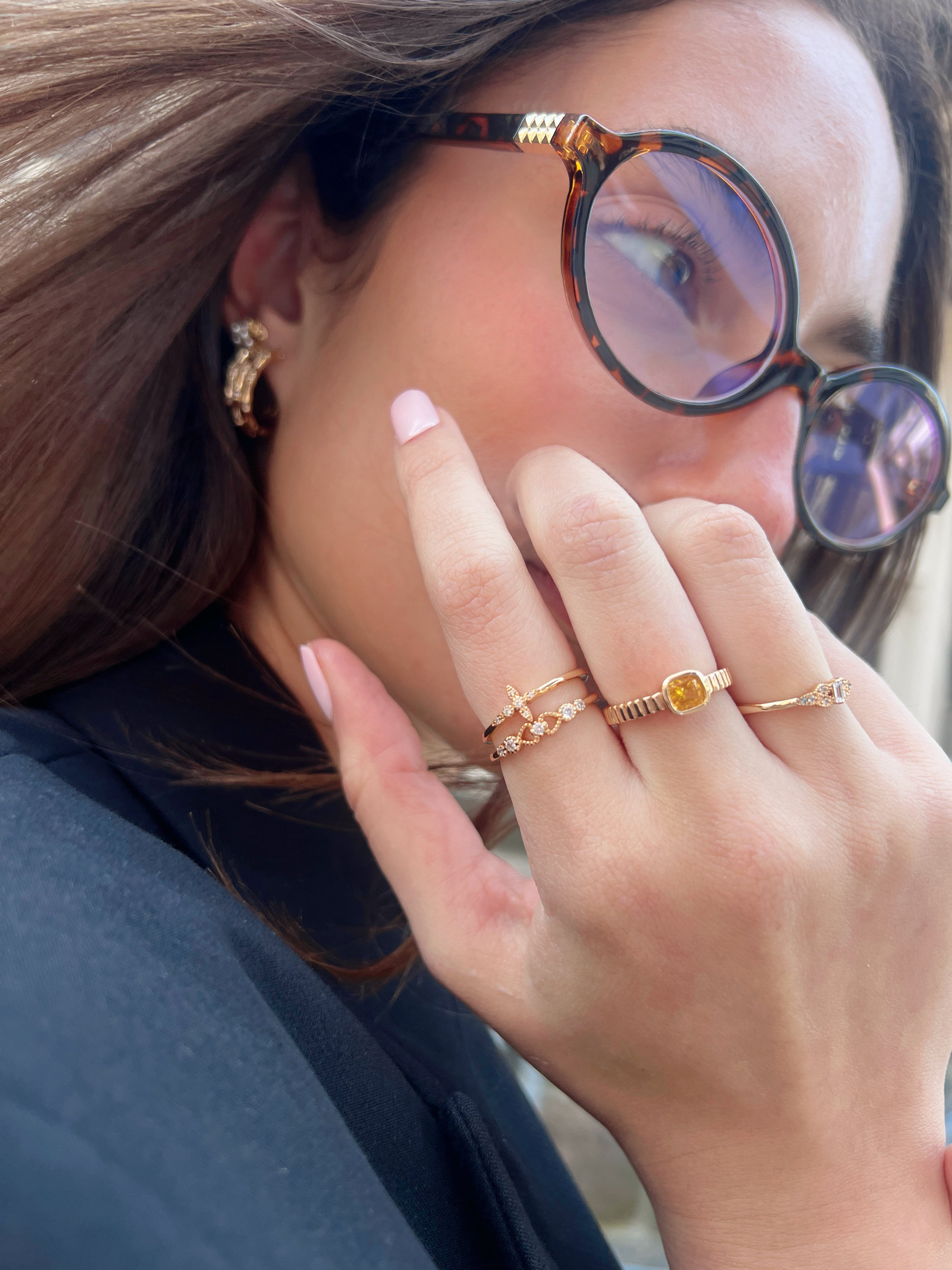 Soft Deco Ring Set