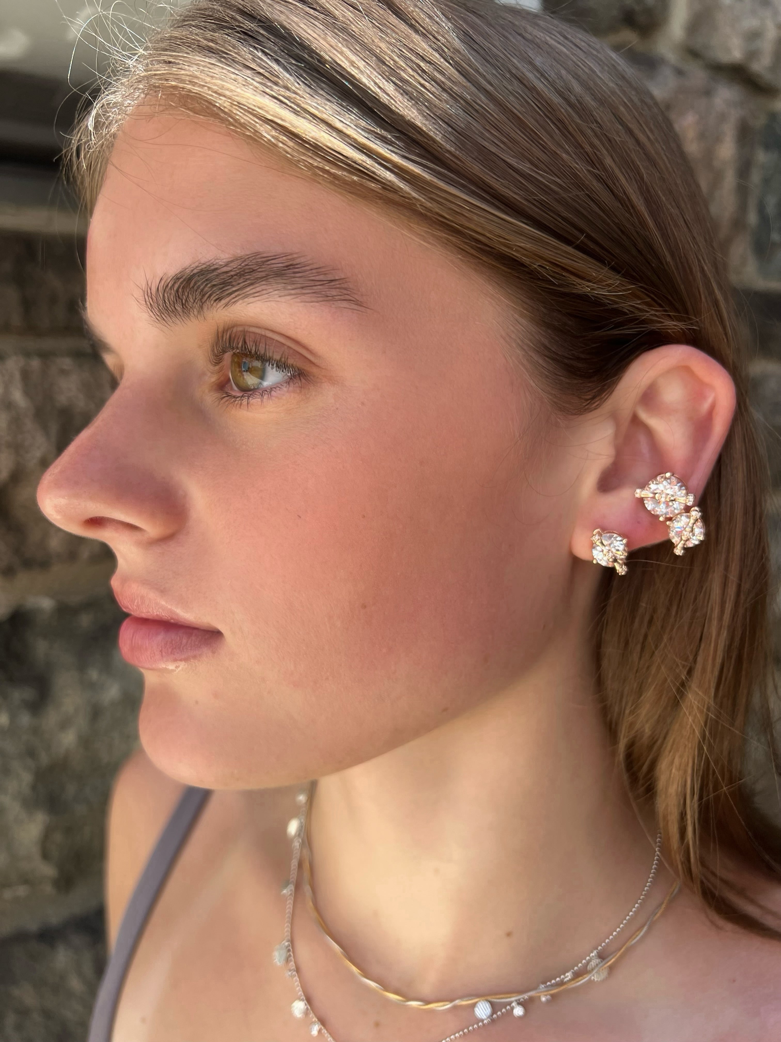 Round Ice Ear Cuff