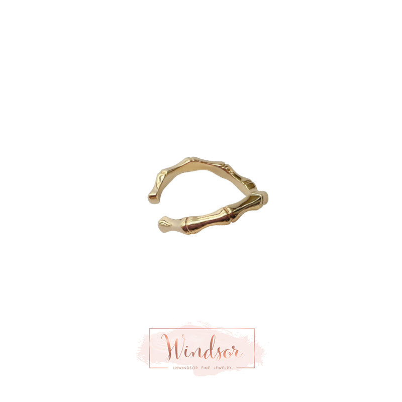 Bamboo Wave Ring