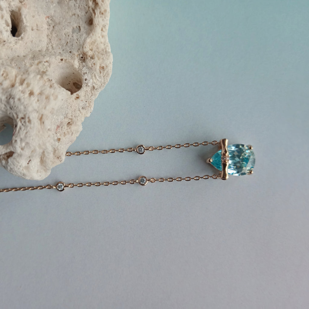 Azure Drop Necklace/ Ring