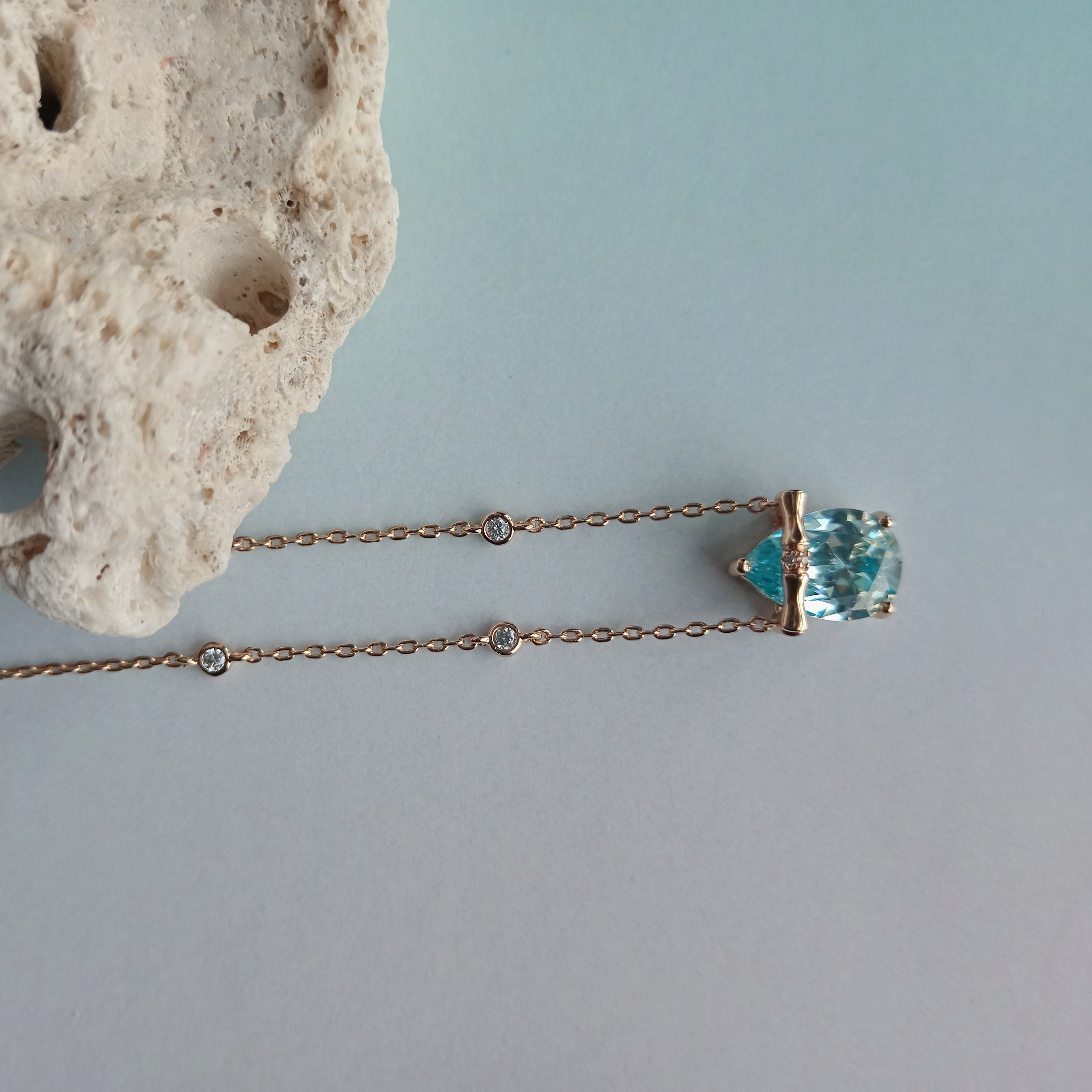Azure Drop Necklace/ Ring