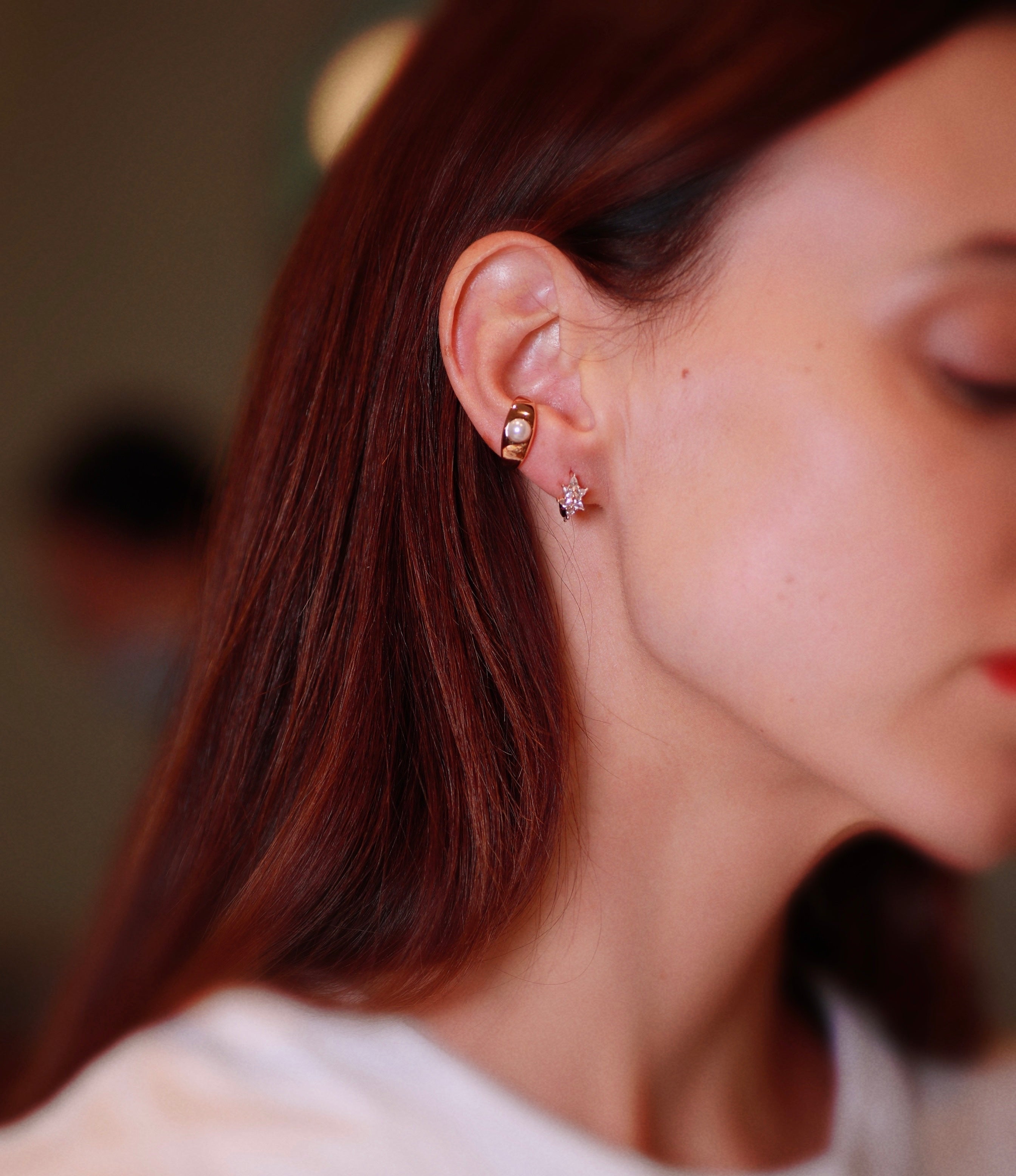 Pearl Orbit Earcuff