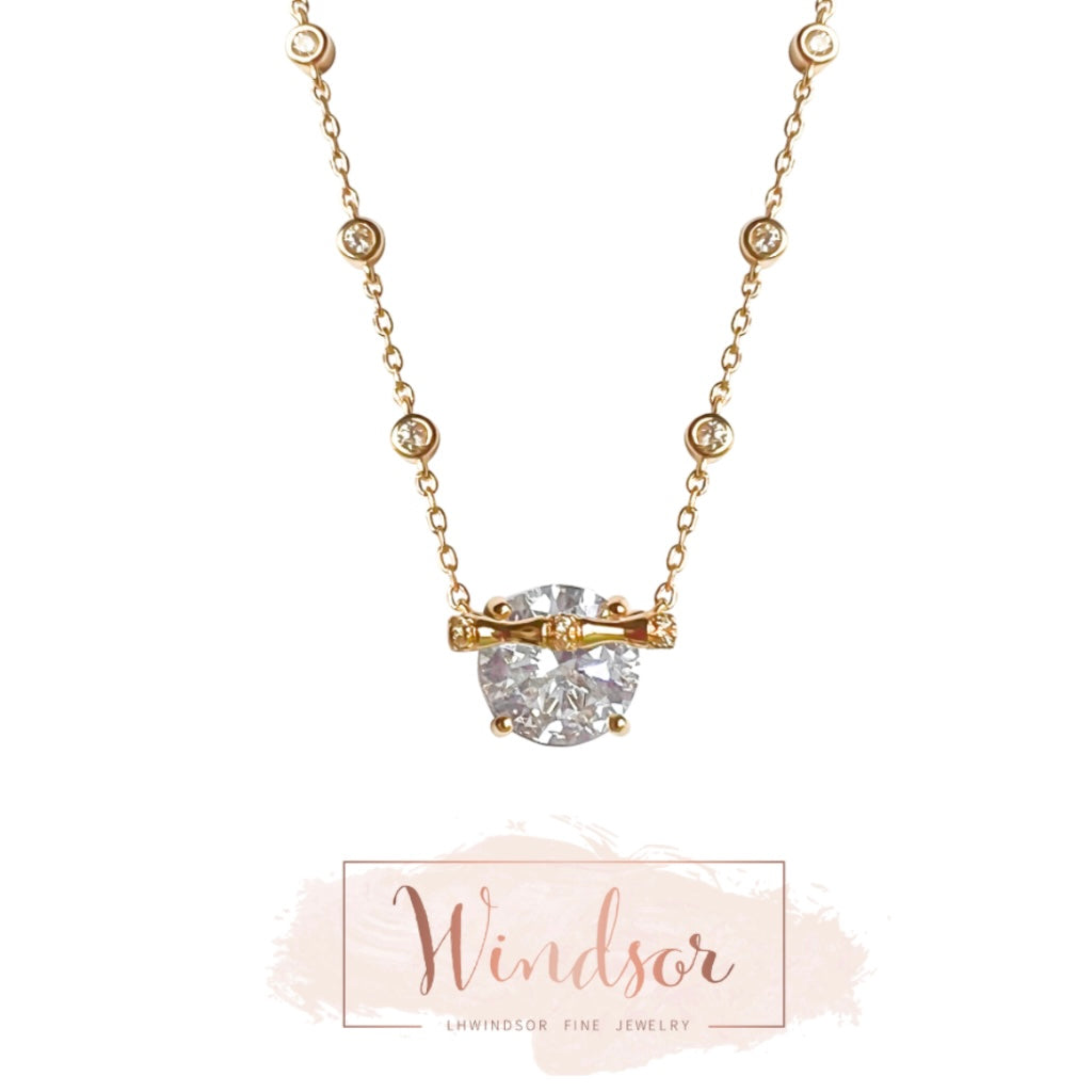 Round Ice Necklace
