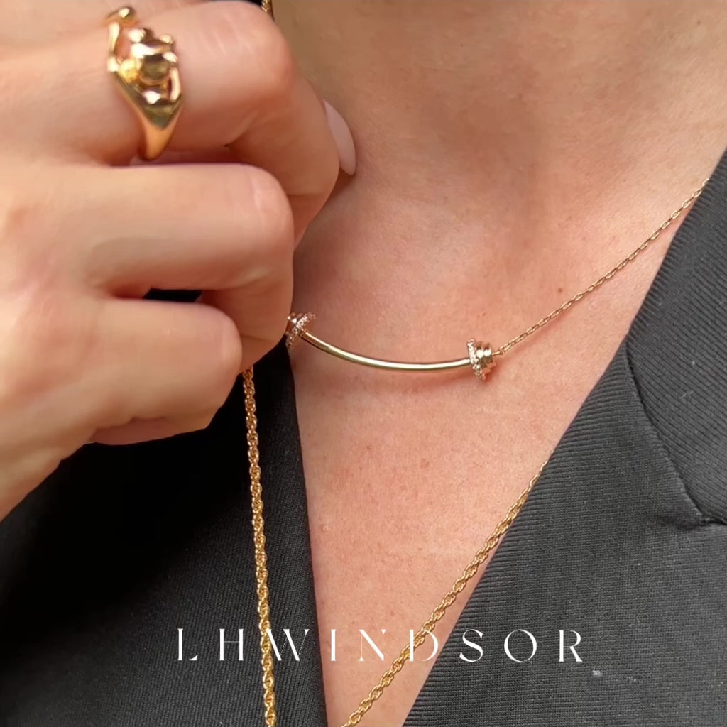 Barbell Necklace/ Bracelet