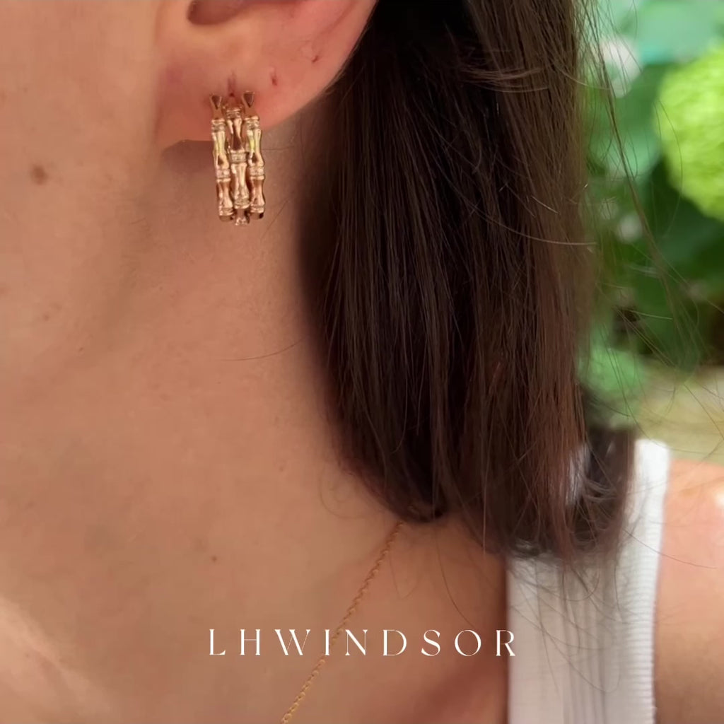 Lucky Bamboo Earrings